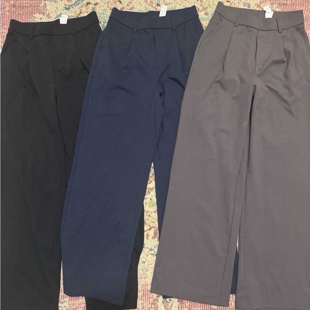 Halara Flex DayStretch High Waisted Pocket Work Flare Pants bundle